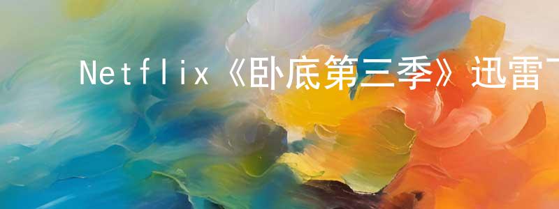 陈福金的动漫综艺大全,Netflix《卧底第三季》迅雷下载/在线观看/百度云-犯罪/历史载-美剧天堂
